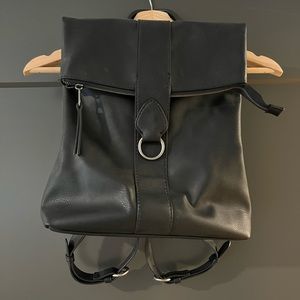 Universal thread faux leather backpack